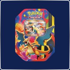 Pokémon-Sammelkartenspiel: Tin-Box Mega-Glurak – Mega-Glurak Y-ex (4 Boosterpacks und 1 holografische Promokarte)